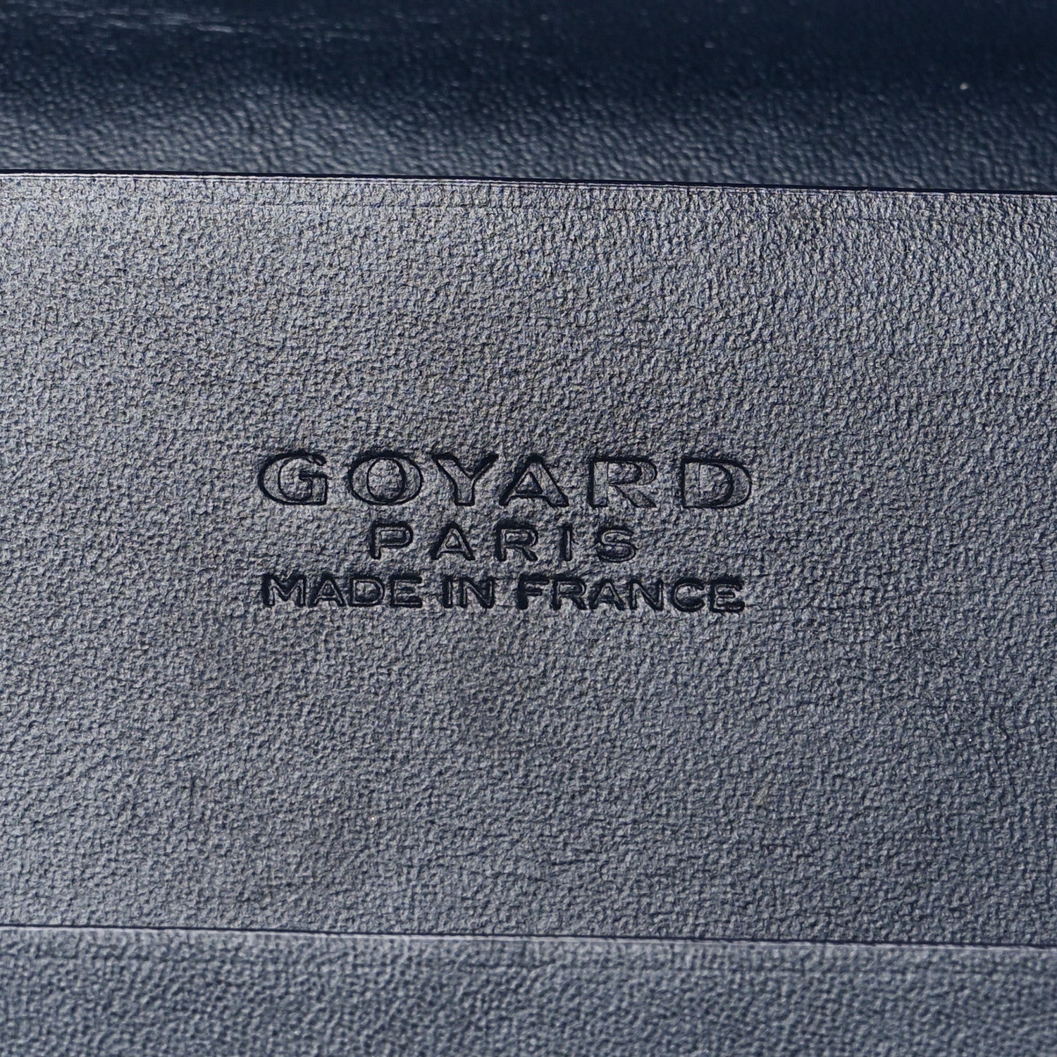 Goyardine Richelieu Wallet Navy