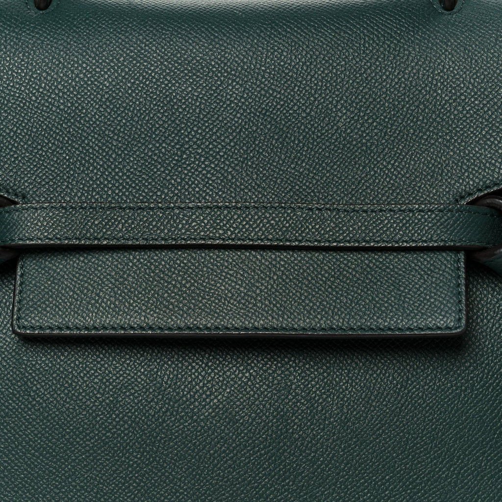 Grained Calfskin Micro Belt Bag Amazone
