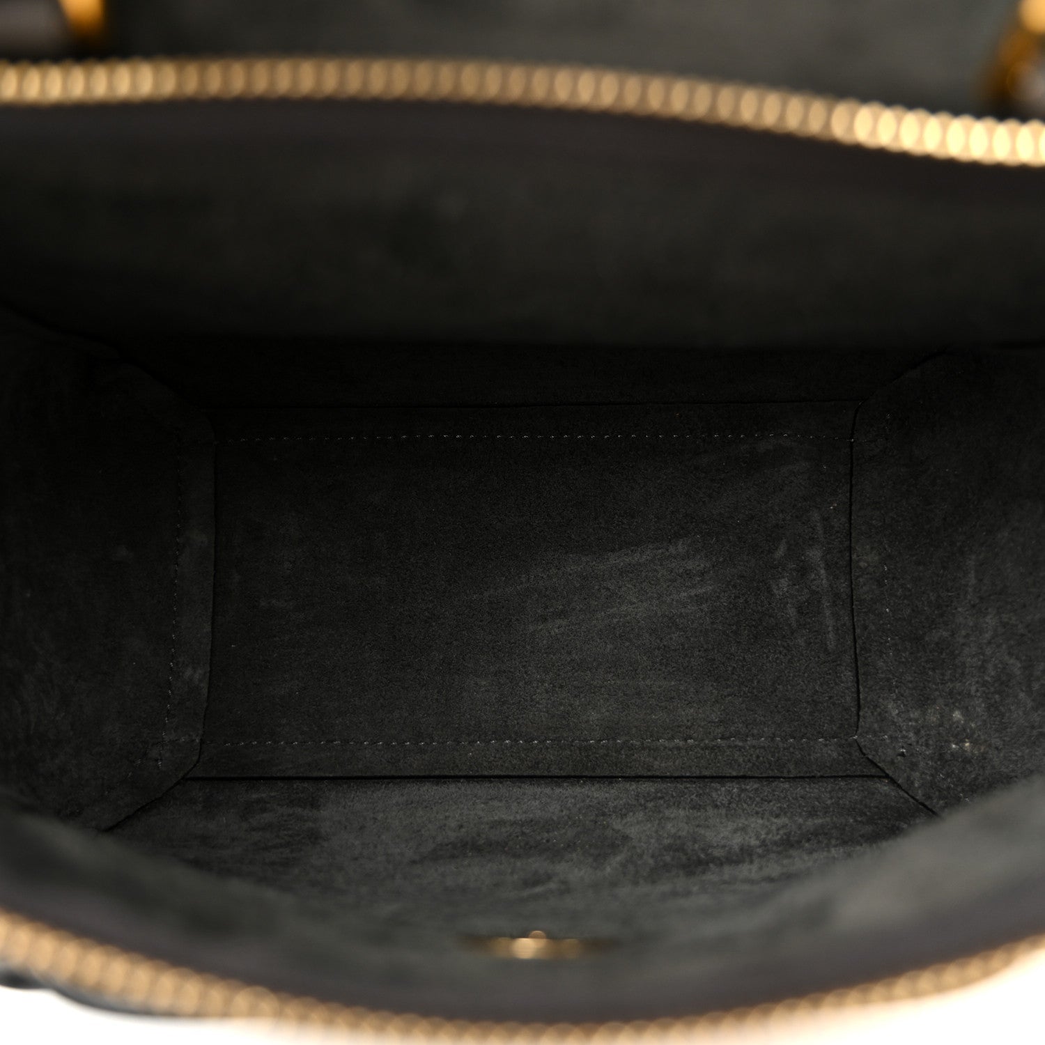 Grained Calfskin Nano Belt Bag Grey