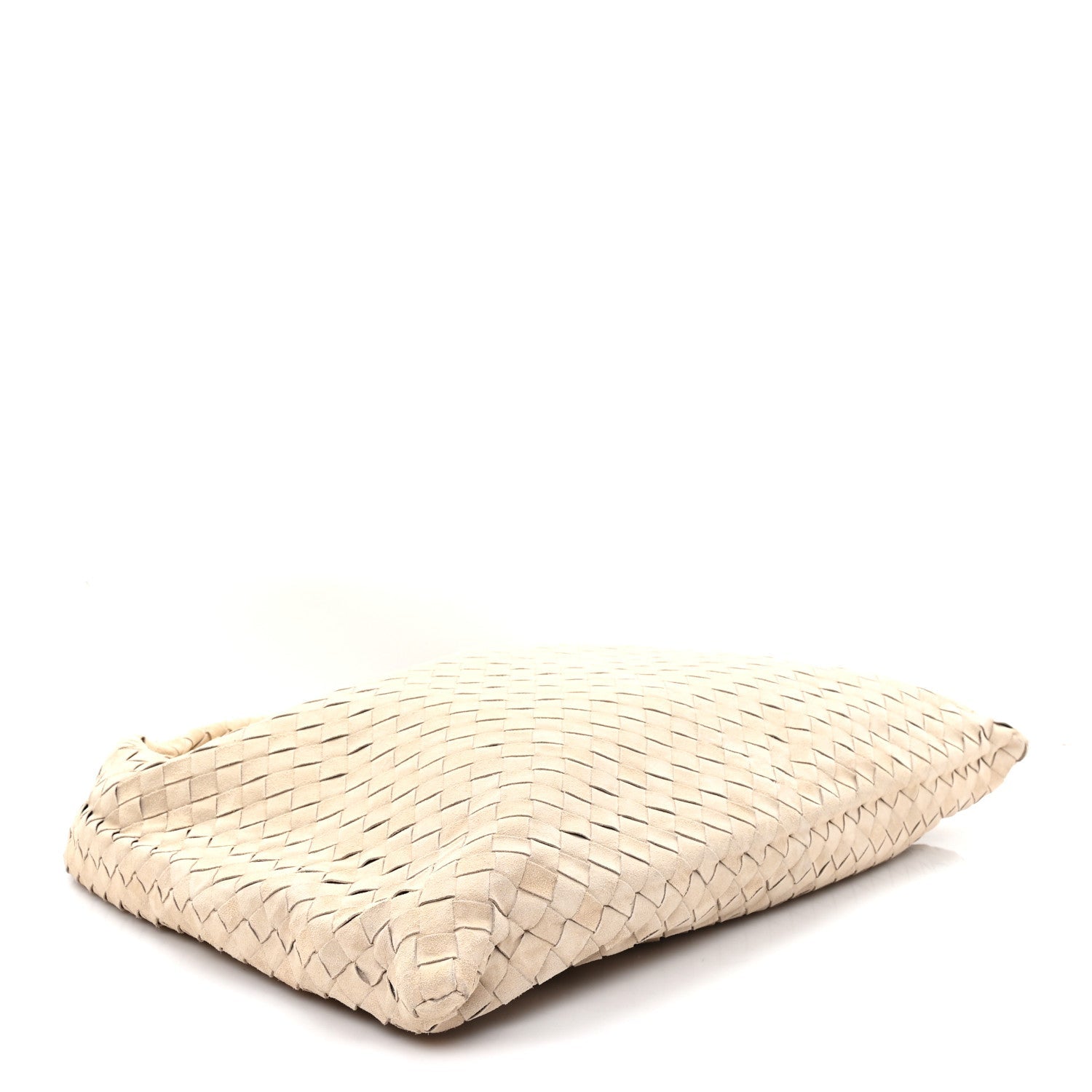 Suede Intrecciato Large Hop Ecru