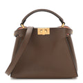 Vitello Tahiti Burro Bi-Color Medium Peekaboo Iconic Essentially Satchel Maya Camelia Confetto