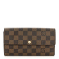 Damier Ebene Sarah Wallet