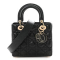 Lambskin Cannage Small My ABCDior Lady Dior Black