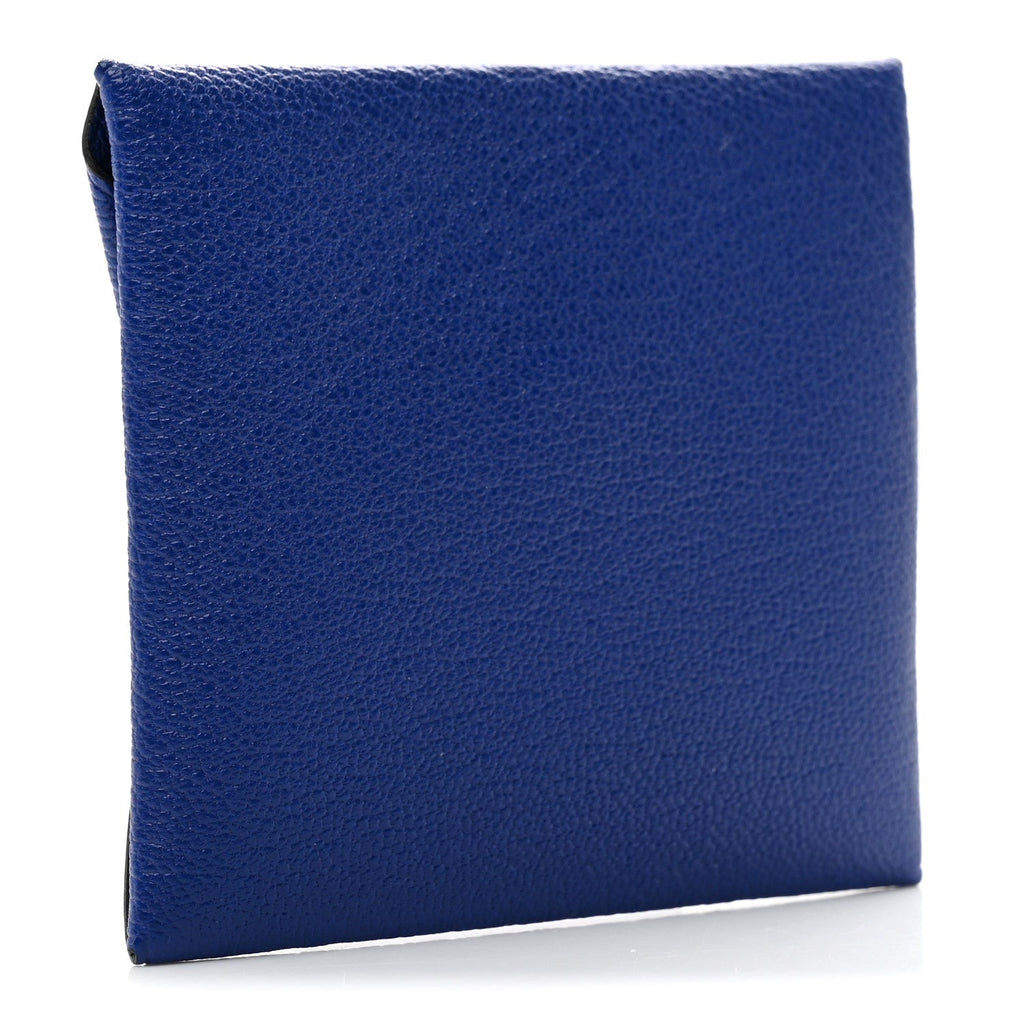 Chevre Mysore Bastia Coin Purse Bleu Electrique