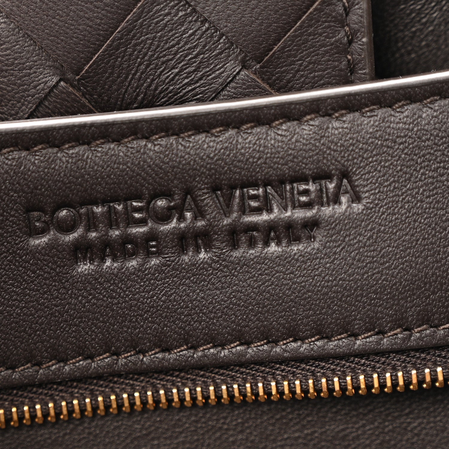 Nappa Intrecciato Medium Andiamo Shoulder Bag Fondant