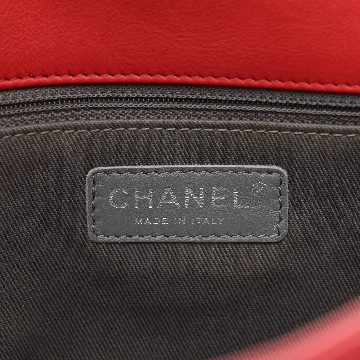 Calfskin Ultimate Stitch Flap Red