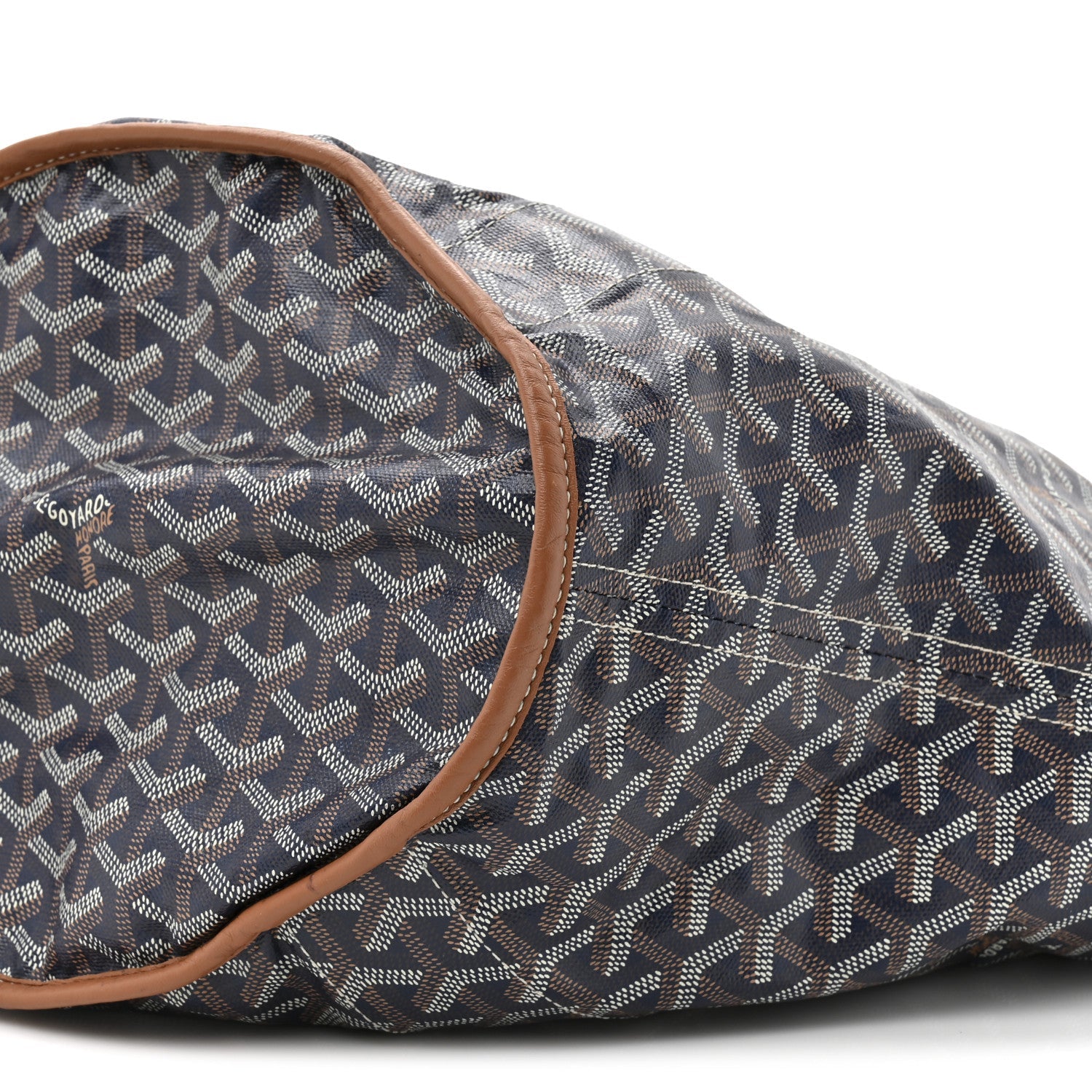 Goyardine Reversible Belharra Navy Gold