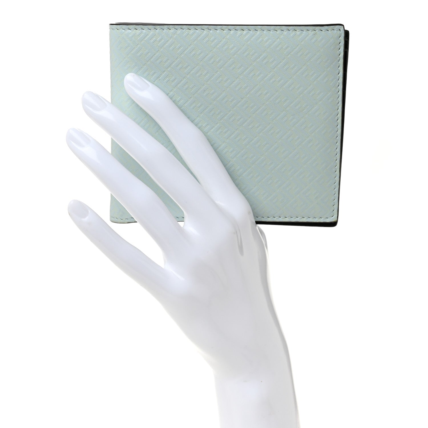 Vitello Grace Micro FF Embossed Bi-Fold Wallet Baleari