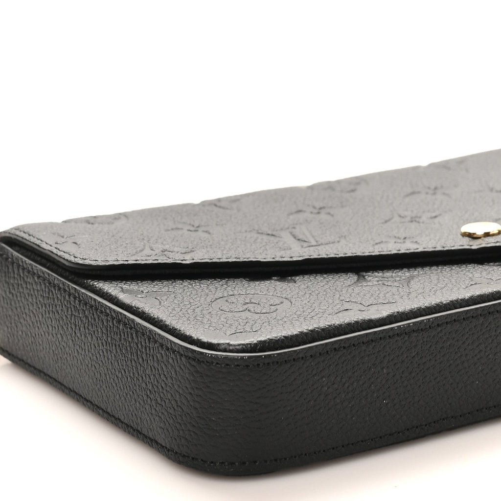 Empreinte Pochette Felicie Chain Wallet Black