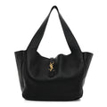 Grained Deerskin Bea Tote Black