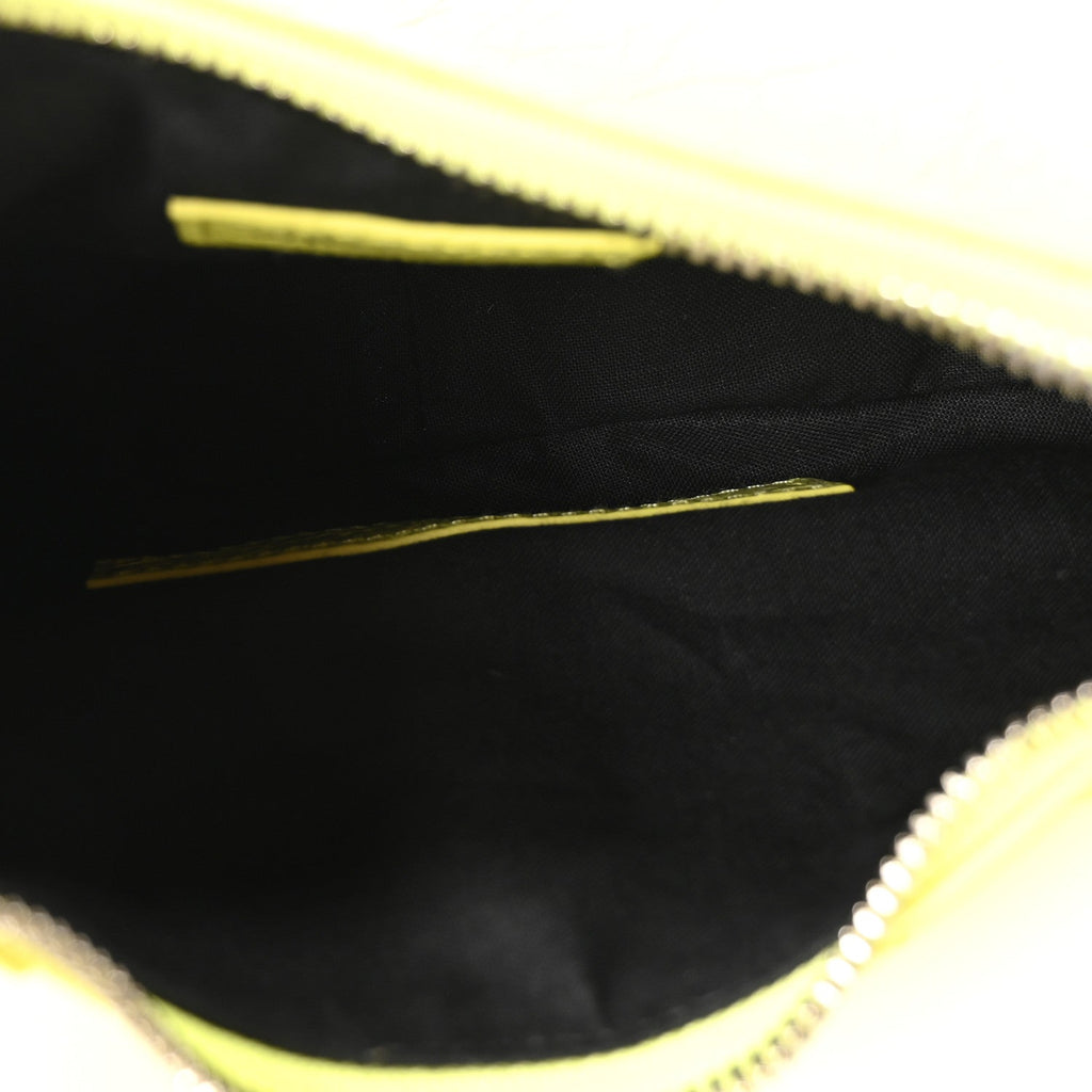 Agneau Arena Le Cagole Shoulder Bag XS Lime