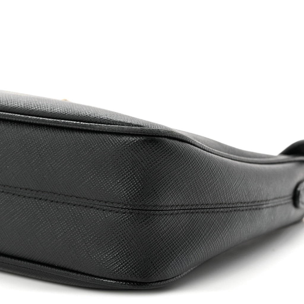 Saffiano Lux Re-Edition 2005 Shoulder Bag Black