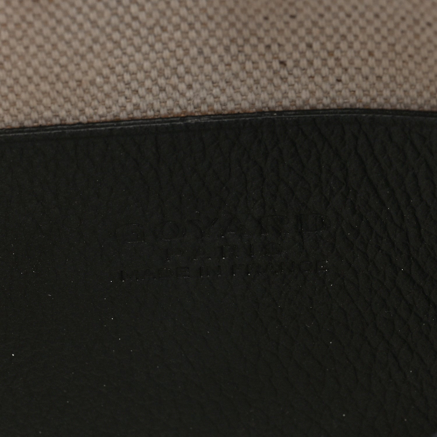 Goyardine Plumet Wallet Clutch Black