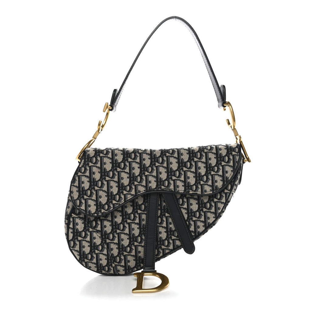 Oblique Saddle Bag Blue