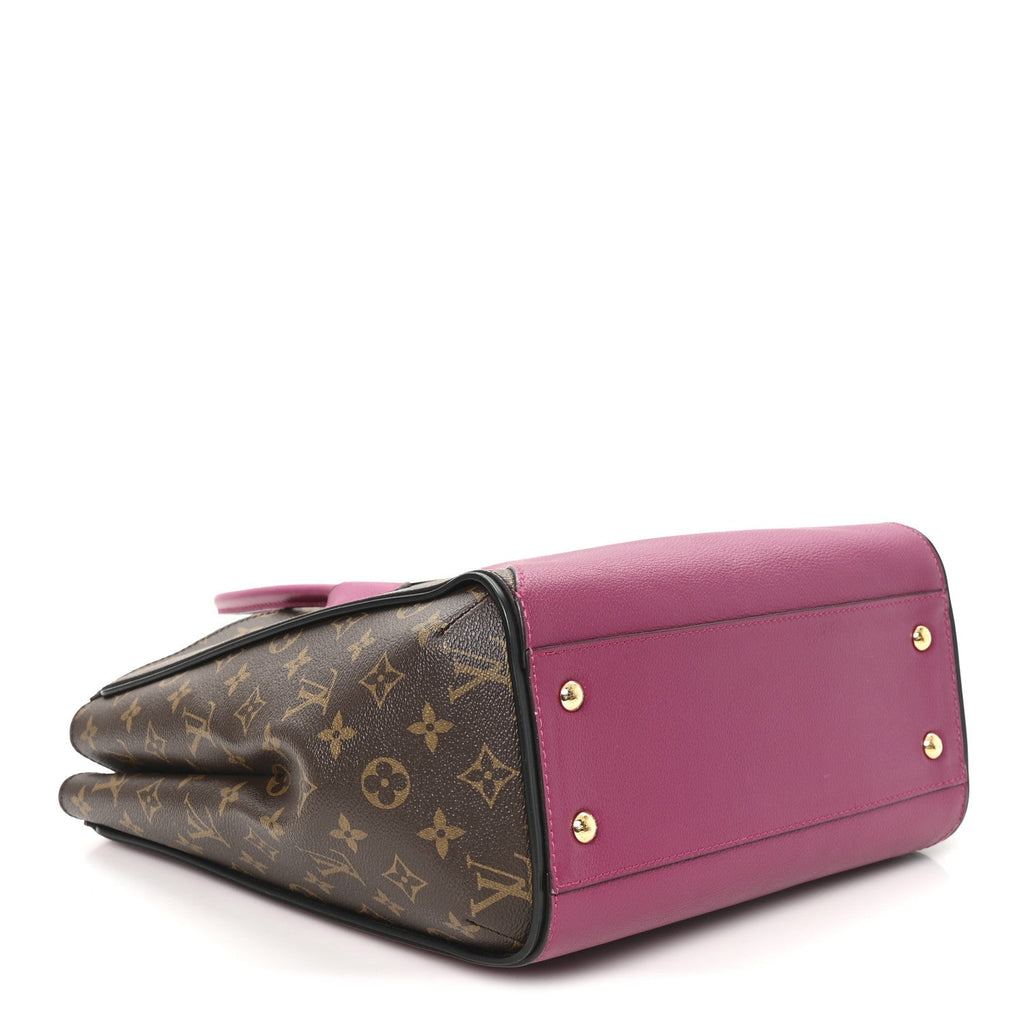 Calfskin Monogram Kimono Tote Grape
