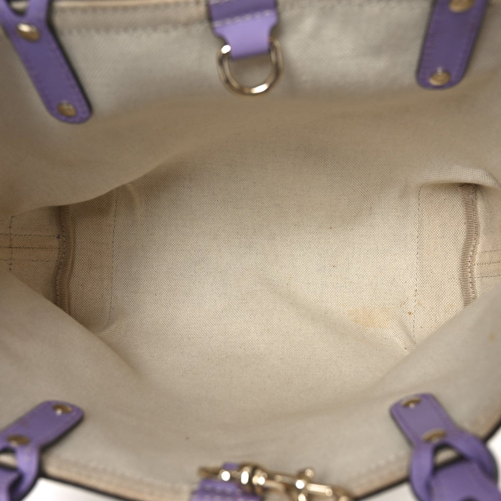 Monogram Small Craft Tote Lilac