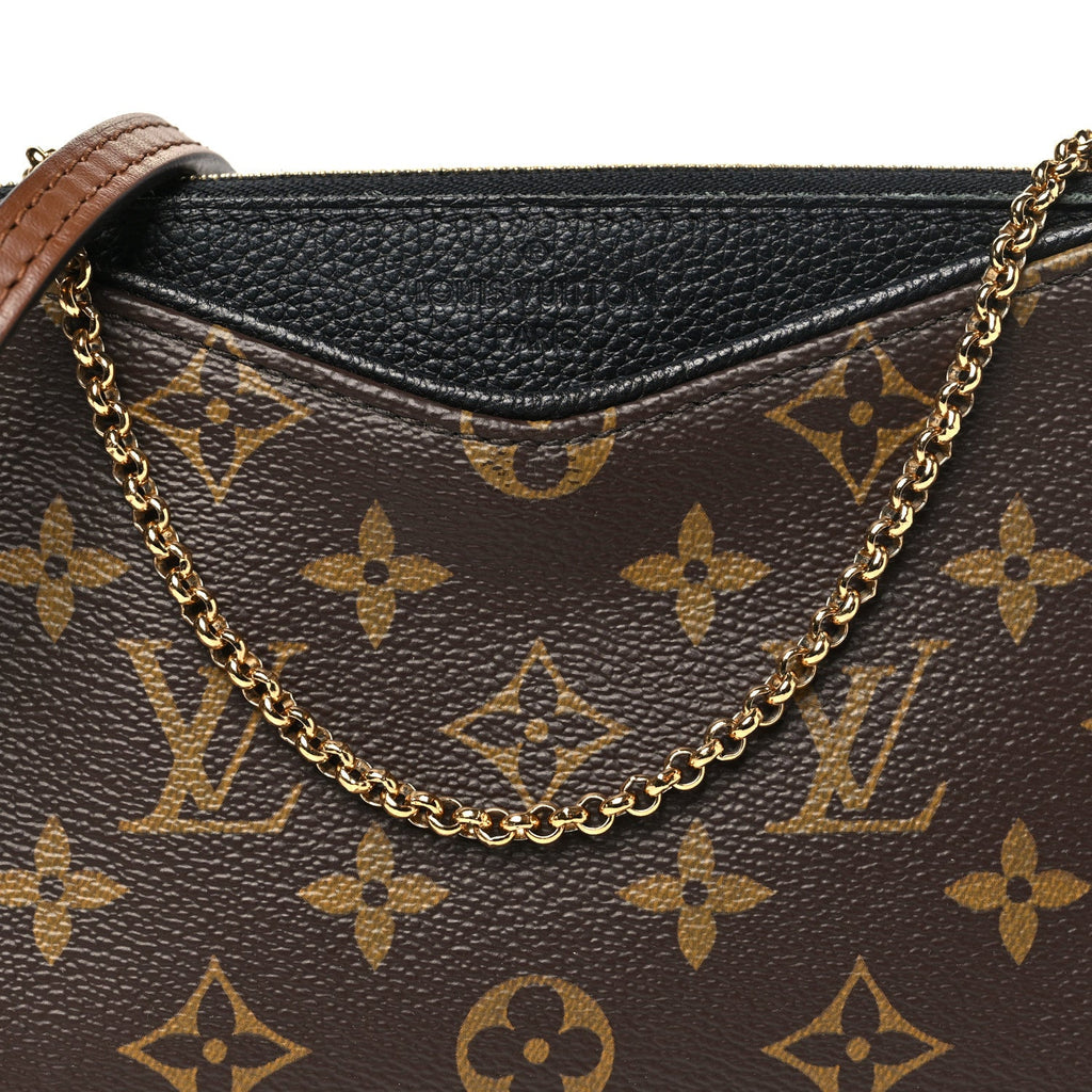 Monogram Pallas Clutch Black