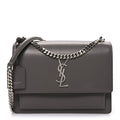 Calfskin Medium Monogram Sunset Fog