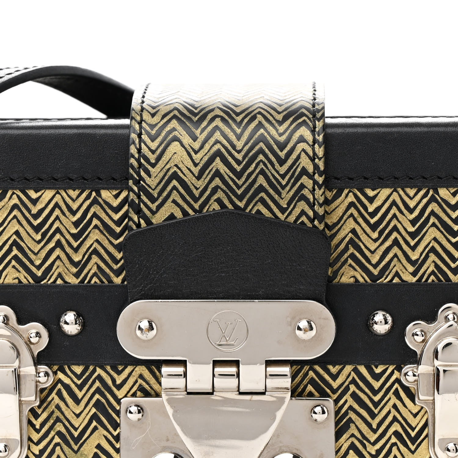 Epi Chevron Printed Petite Malle
