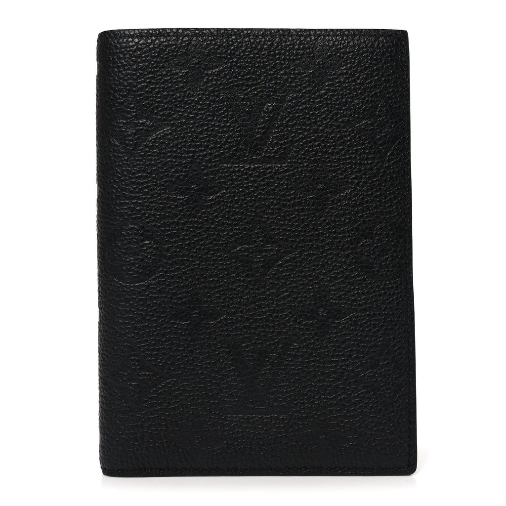 Empreinte Monogram Passport Cover Black