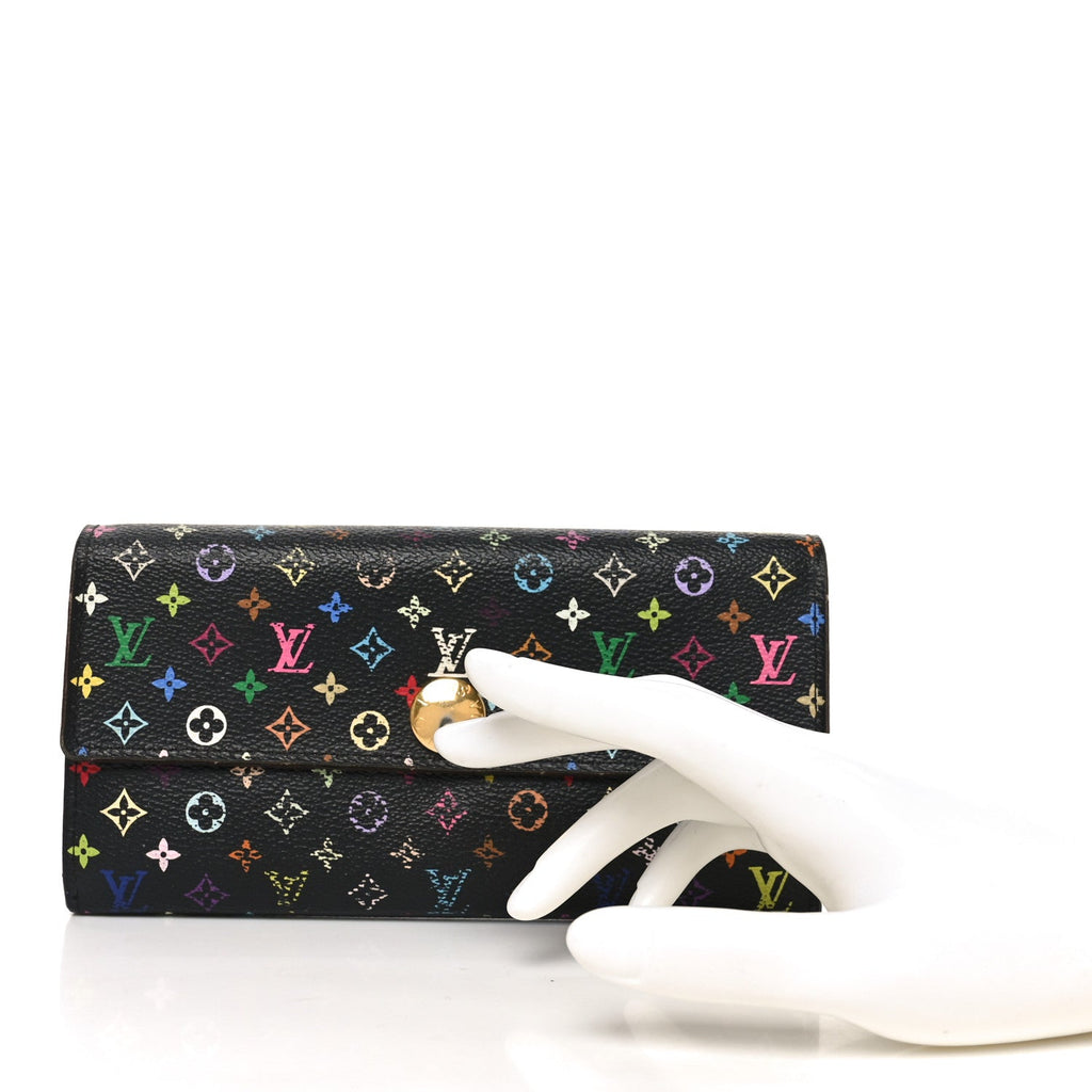 Monogram Multicolor Sarah Wallet Black Grenade