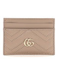 Calfskin Matelasse GG Marmont  Holder Porcelain Rose