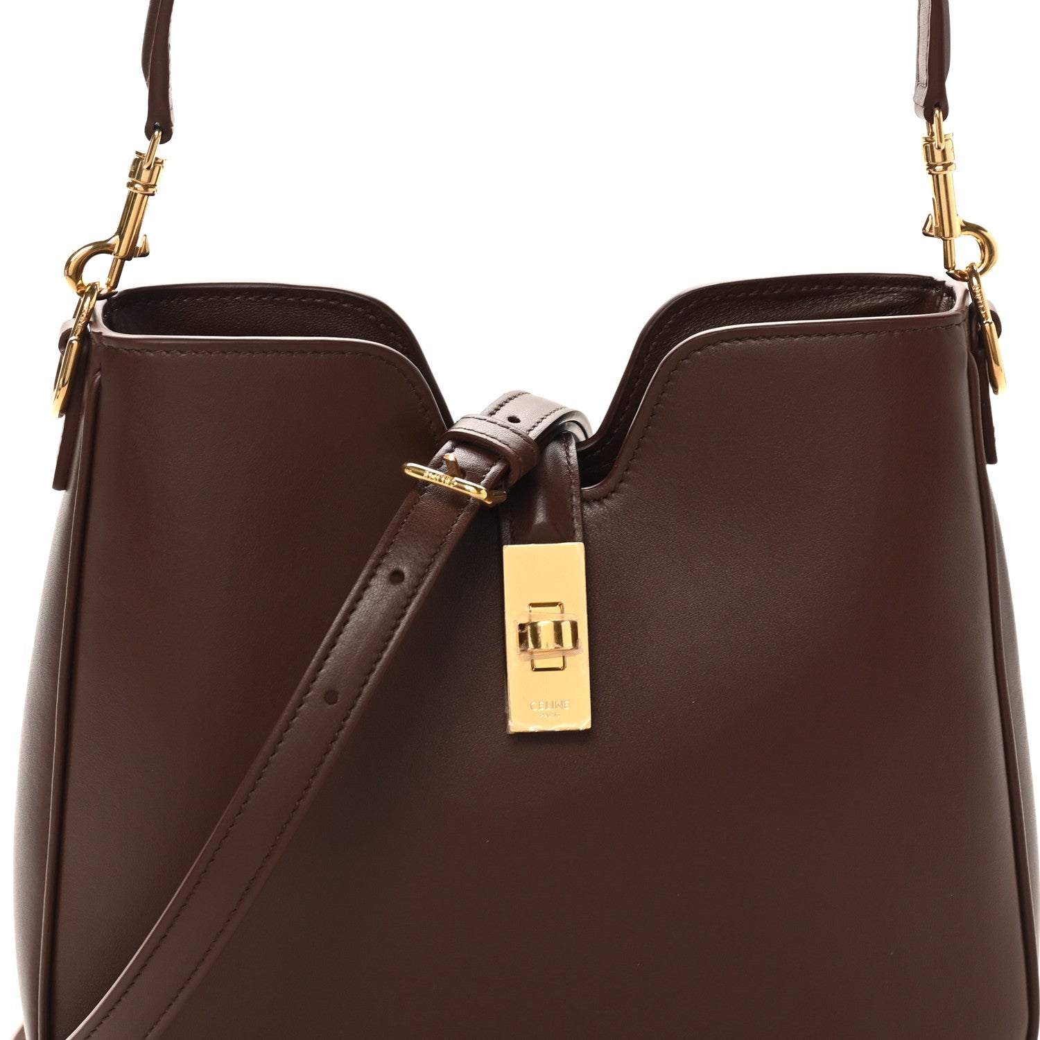 Smooth Calfskin Small Camille 16 Soft Bag Chestnut