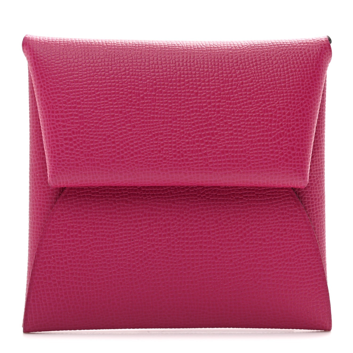 Madame Calfskin Bastia Coin Purse Rose Pourpre