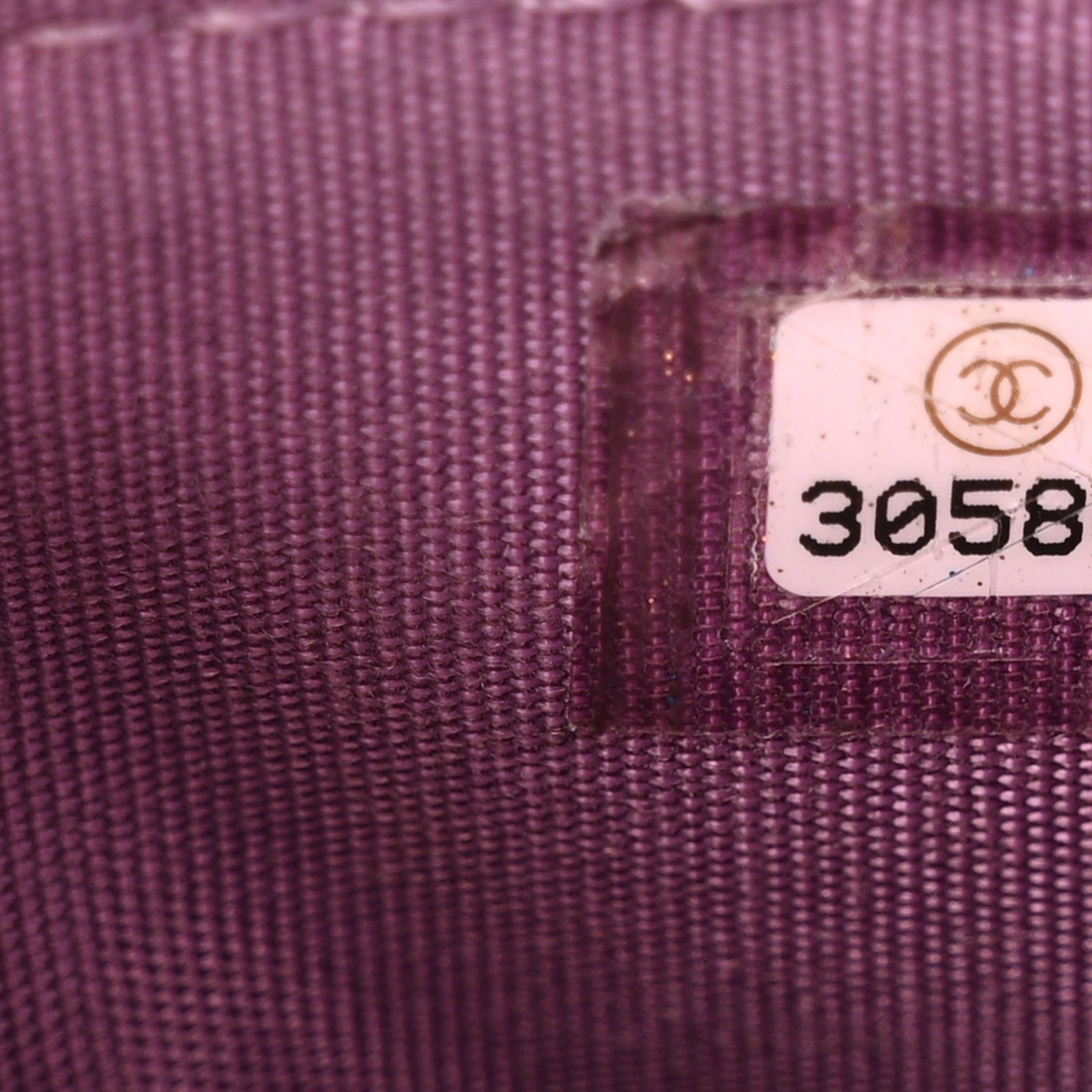 Shiny Lambskin Quilted Extra Mini Flap Purple