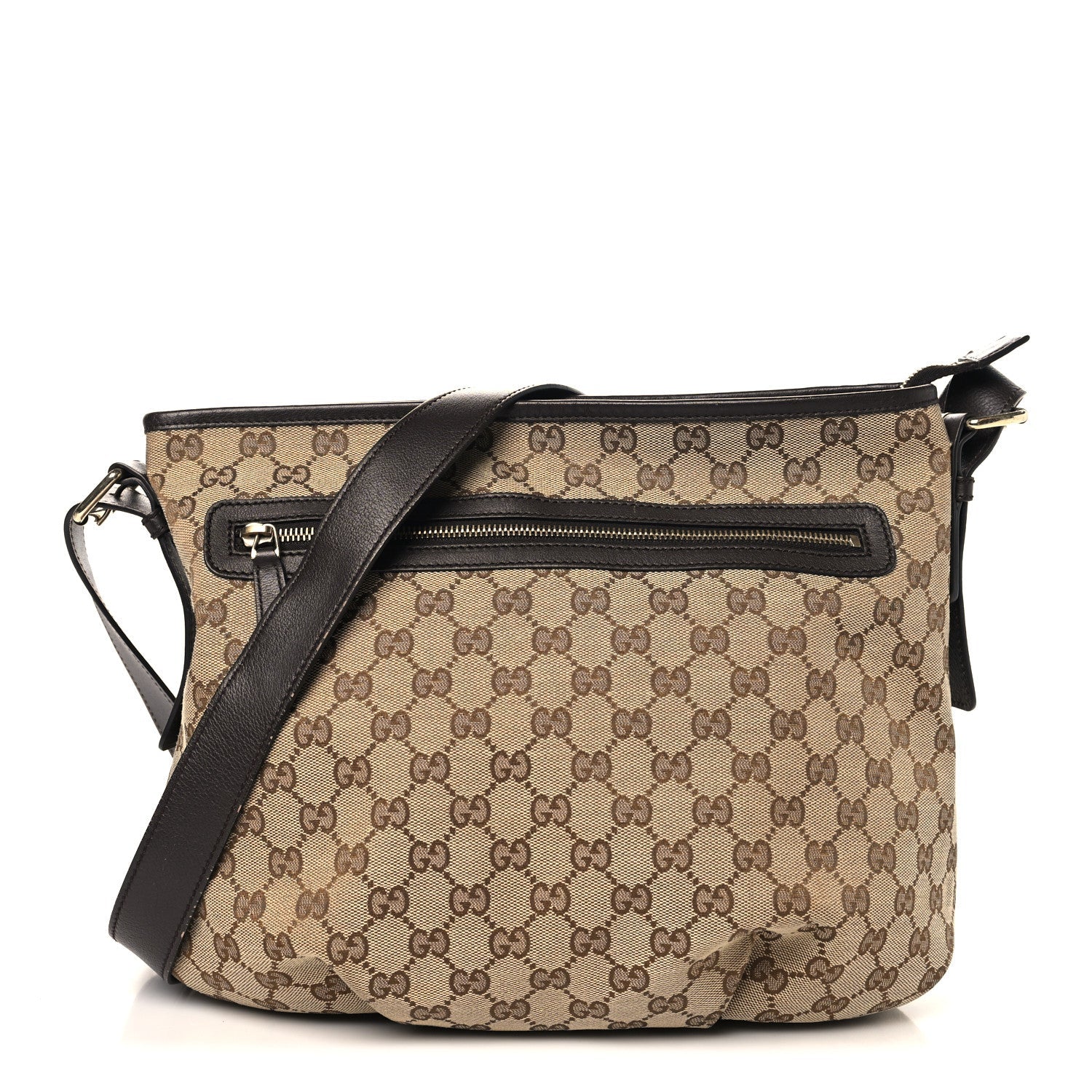 Monogram Messenger Bag Dark Brown