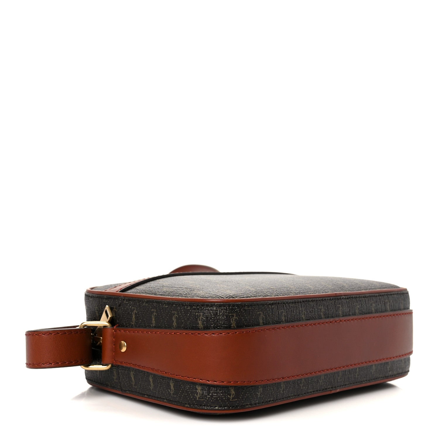 Canvas Smooth Calfskin Le Monogramme Camera Bag Chestnut