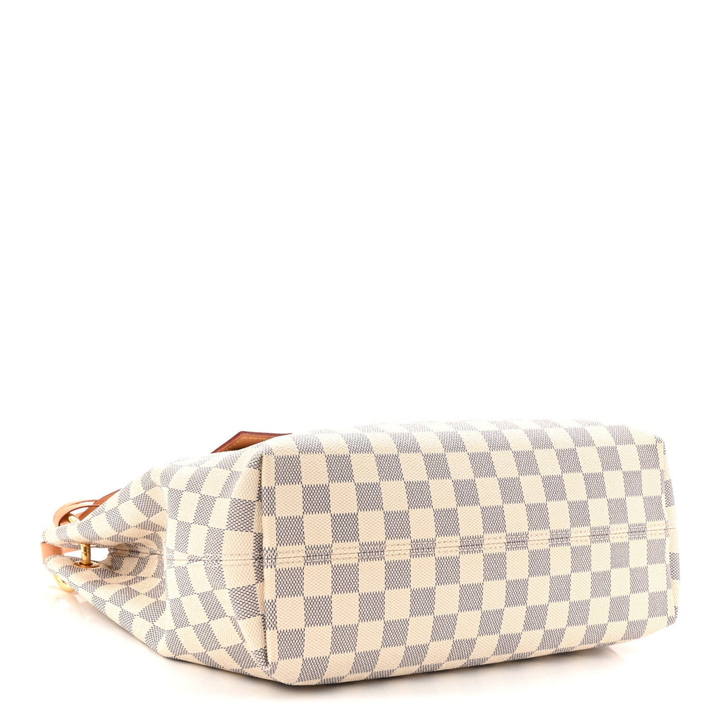 Damier Azur Graceful PM Rose Ballerine