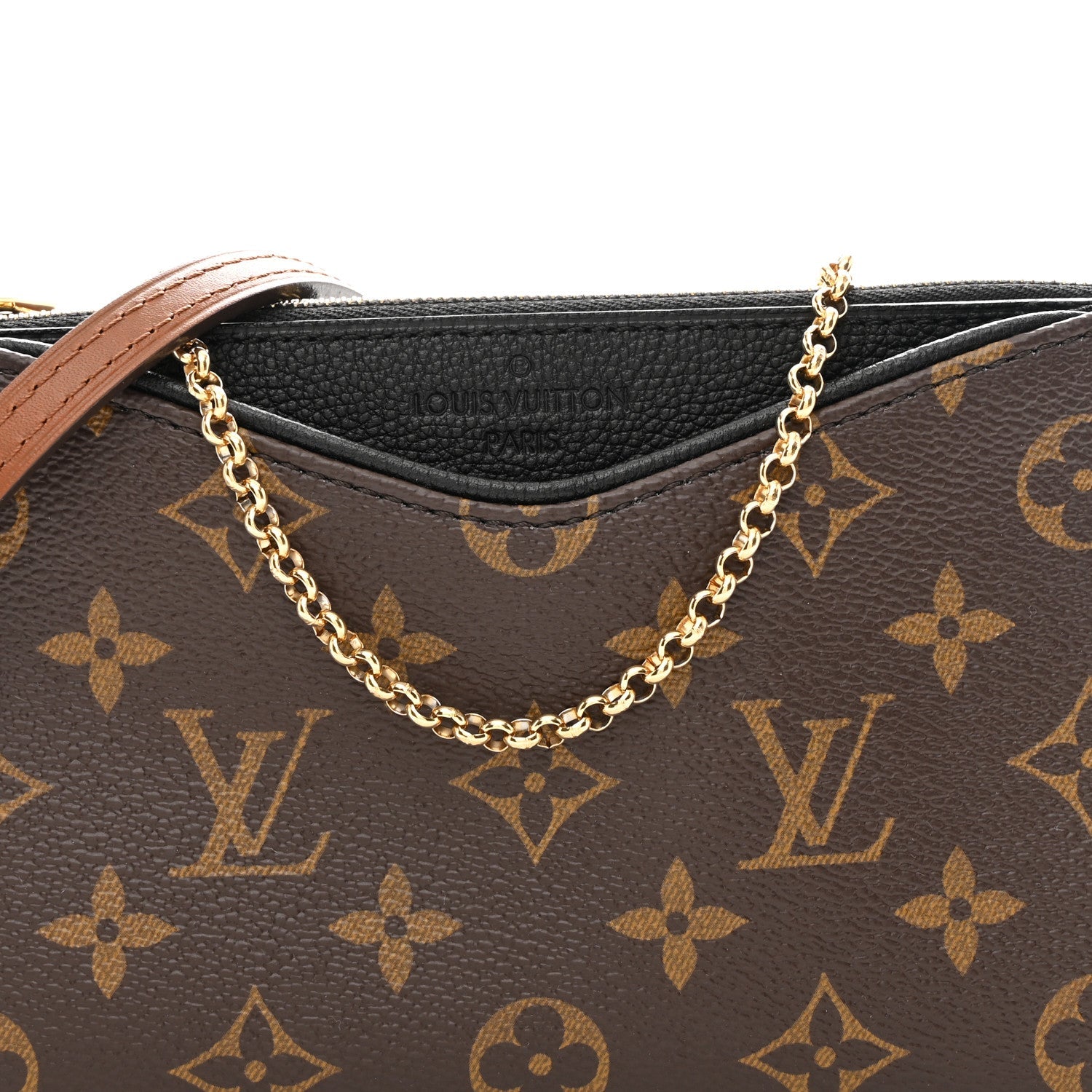 Monogram Pallas Clutch Black
