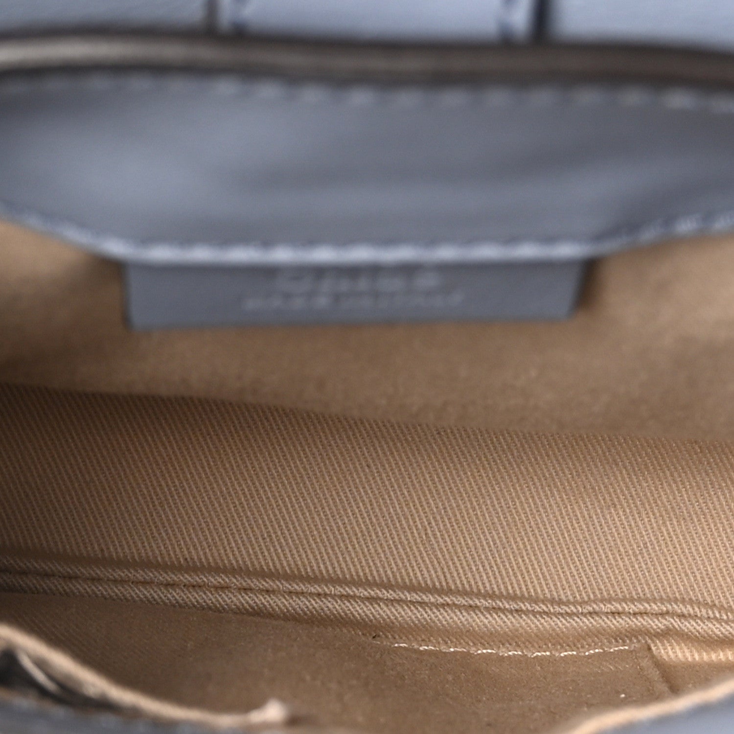 Suede Calfskin Mini Faye Backpack Cloudy Blue