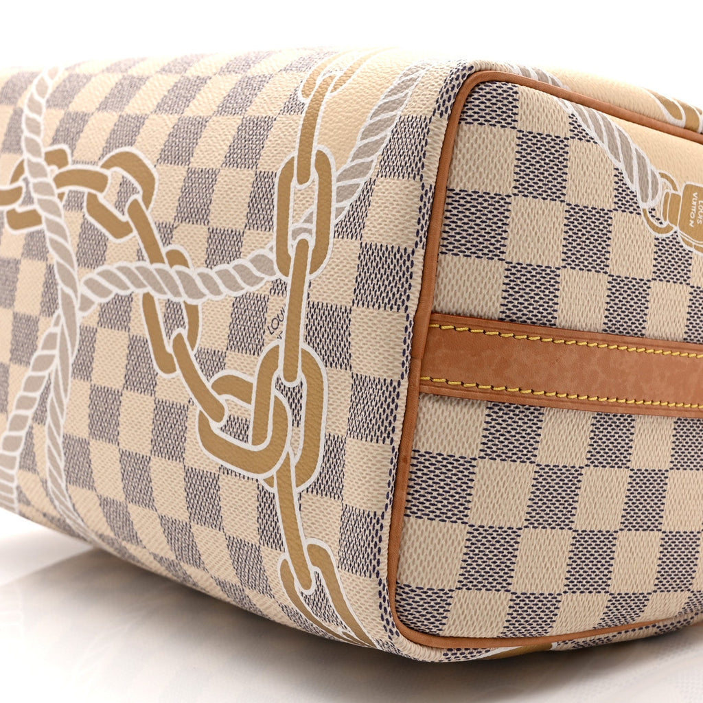 Damier Azur Nautical Speedy Bandouliere 25