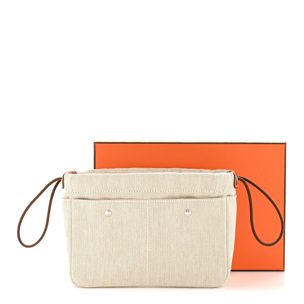 Canvas Barenia Fourbi 20 PM Pouch Naturel Fauve
