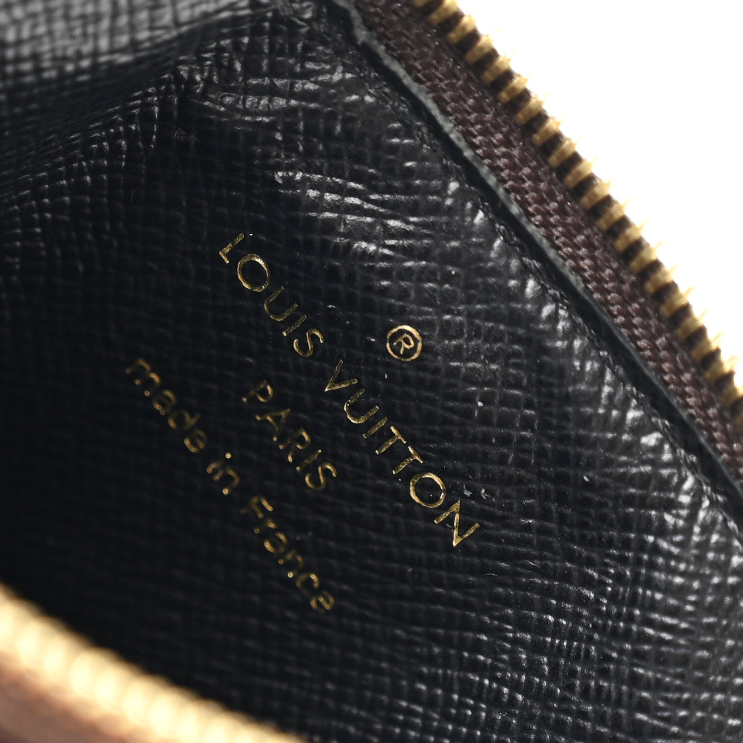 Monogram Recto Verso  Holder Black
