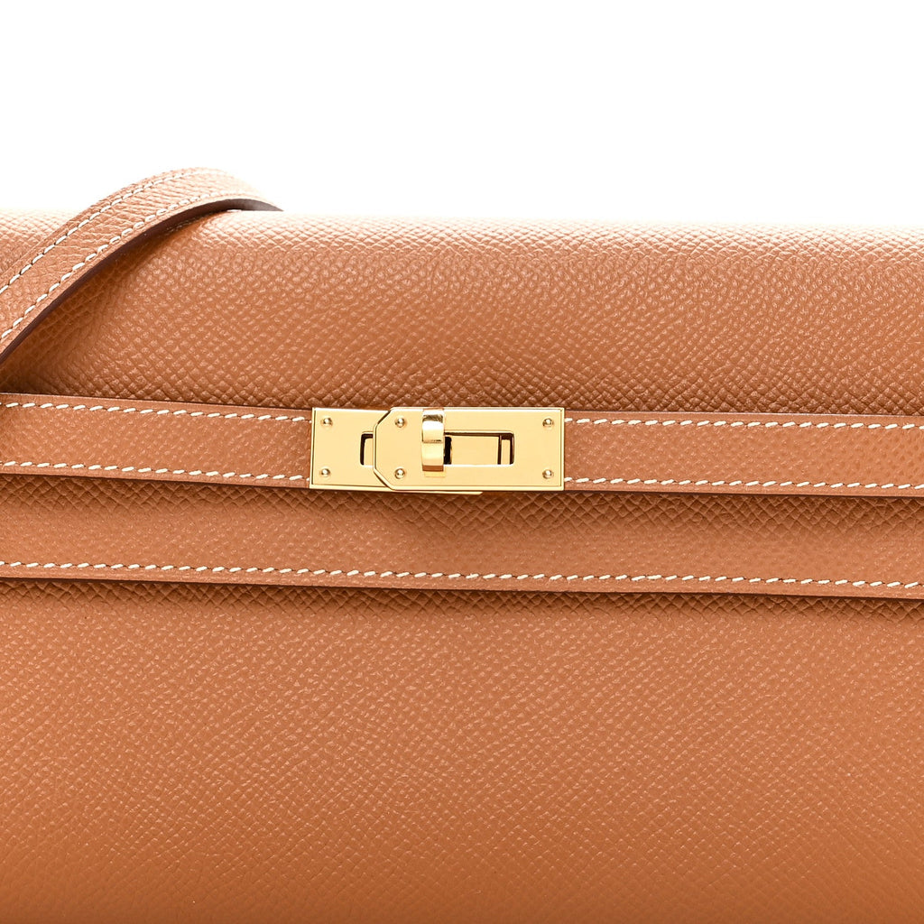 Epsom Kelly Wallet To Go Gold