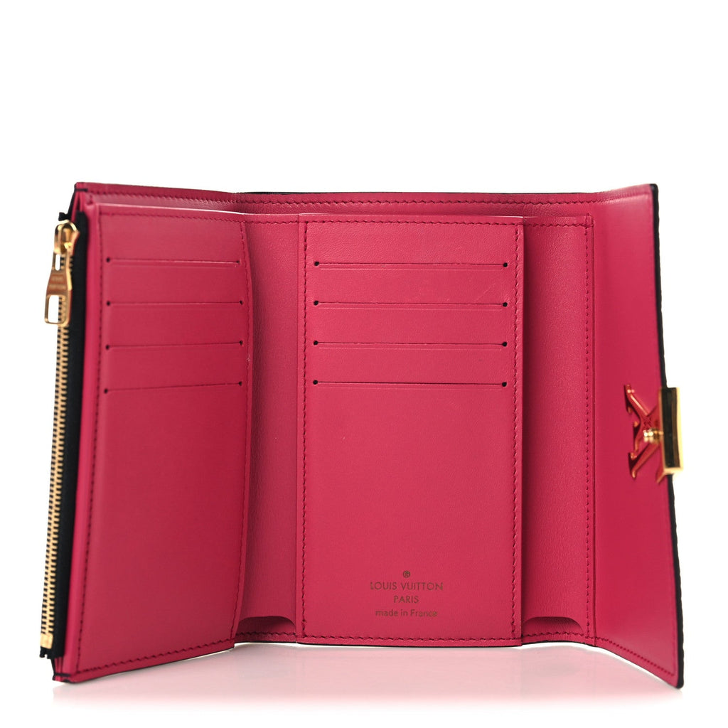 Taurillon Capucines Compact Wallet Black