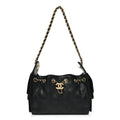 Caviar Quilted Mini Chanel 25 Handbag Black