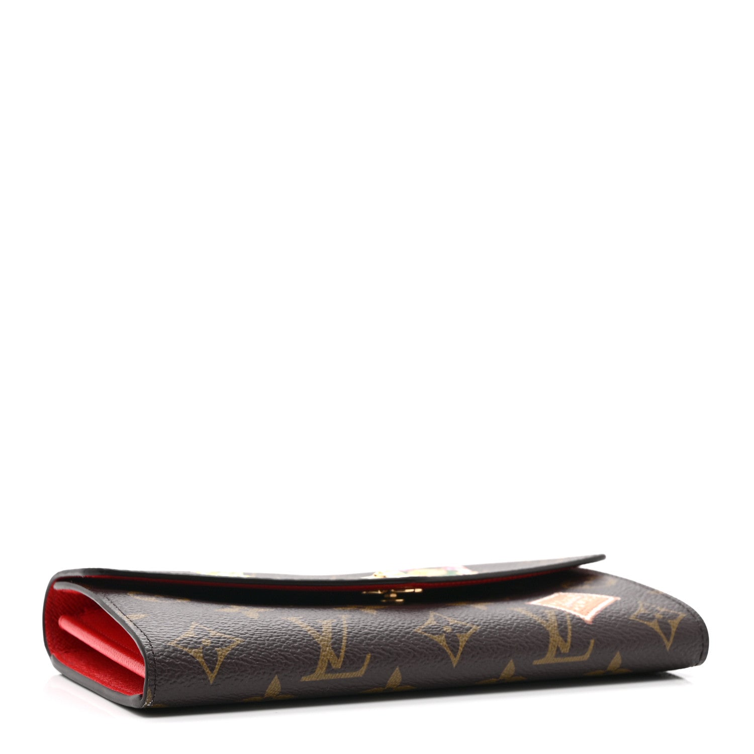 Monogram Candy Factory Sarah Wallet Candy Red