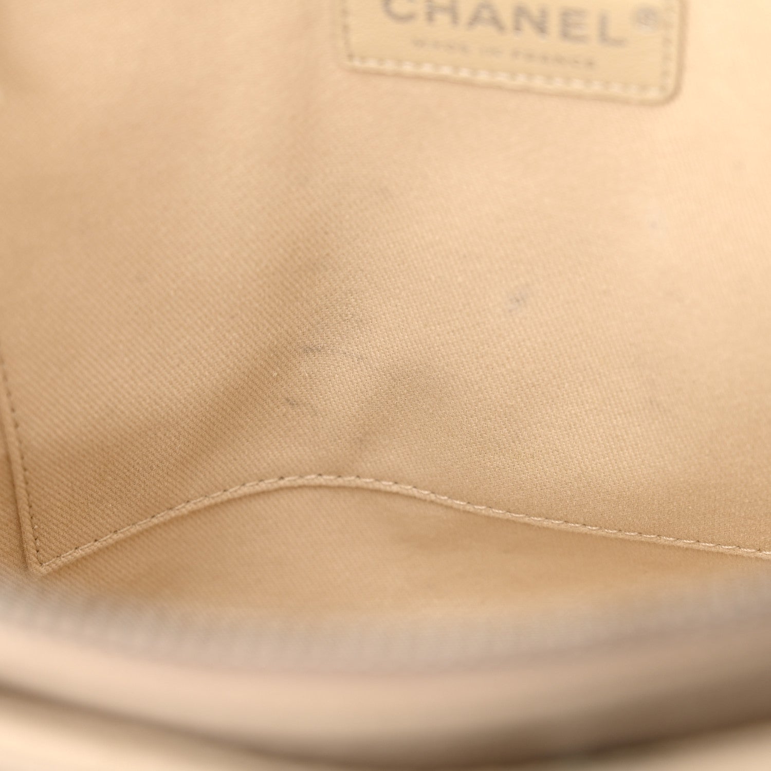 Grained Vegetal Calfskin Small Urban Shopping Tote Beige