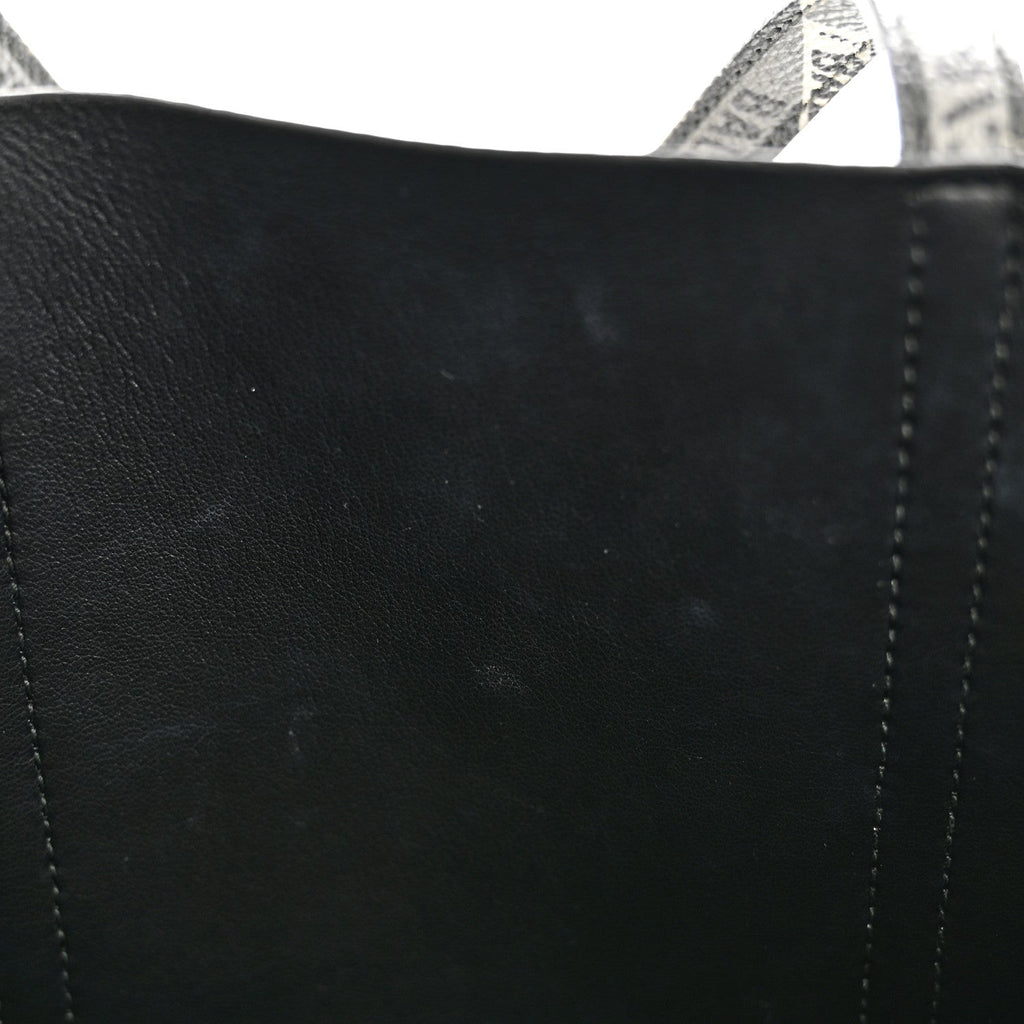 Coated Canvas Losange Monogram XXS Tote Black Grey