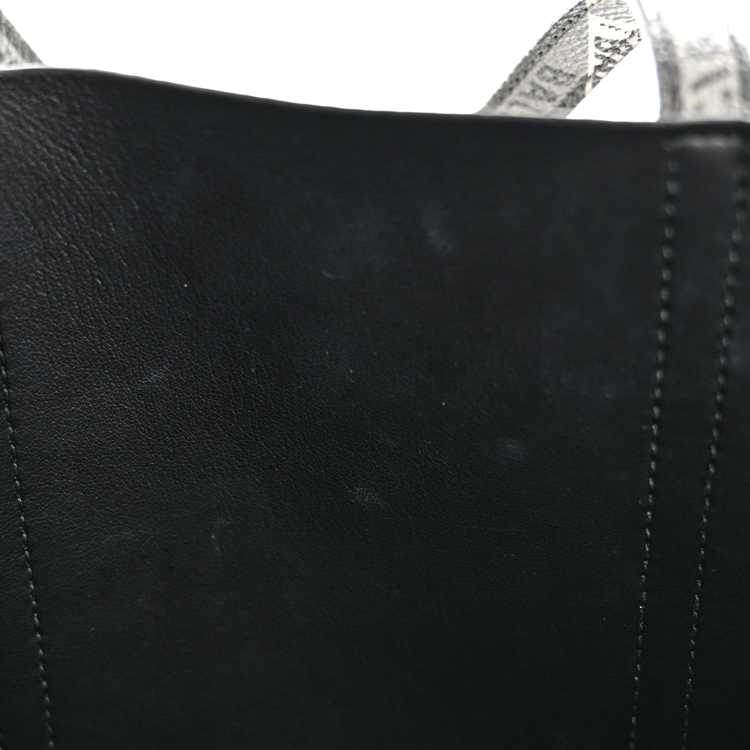 Coated Canvas Losange Monogram XXS Tote Black Grey