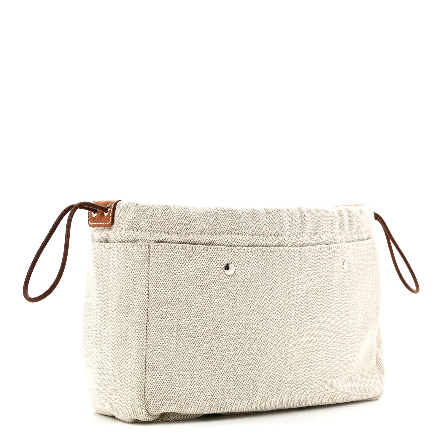 Canvas Barenia Fourbi 25 MM Pouch Naturel Fauve