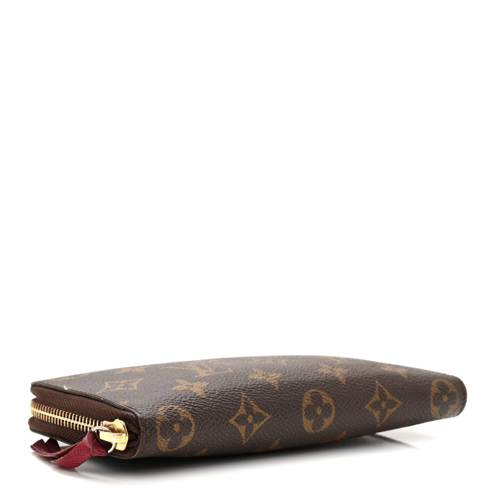Monogram Clemence Wallet Fuchsia