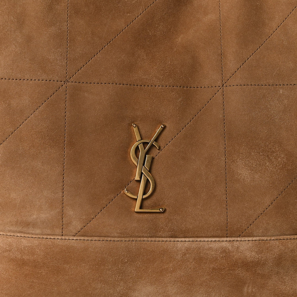 Suede Medium Jamie Shopping Tote Golden Leaf