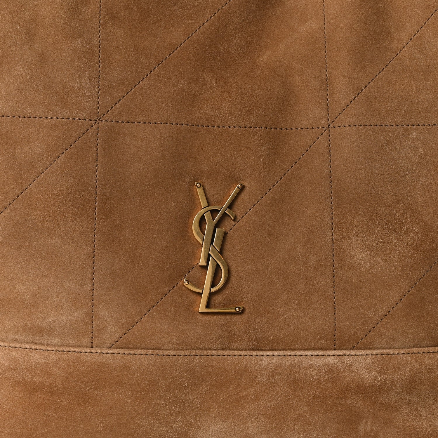 Suede Medium Jamie Shopping Tote Golden Leaf