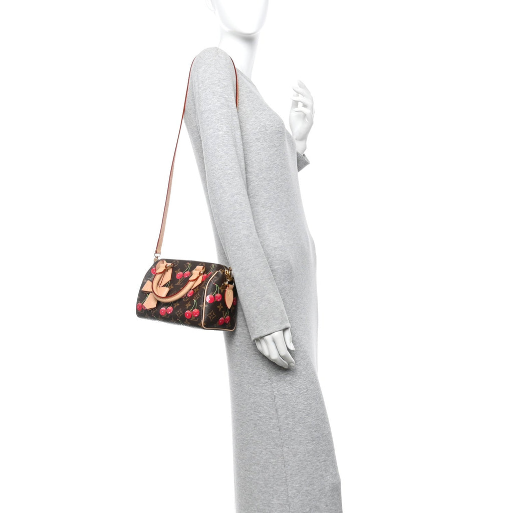 LV X TM Monogram Cerises Speedy Bandouliere 20