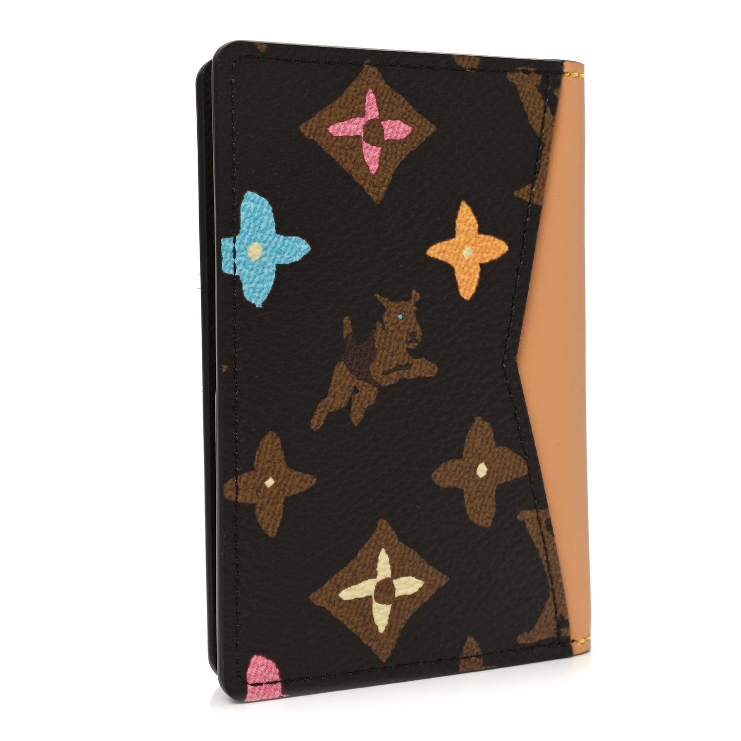 Monogram Craggy Pocket Organizer Chocolate